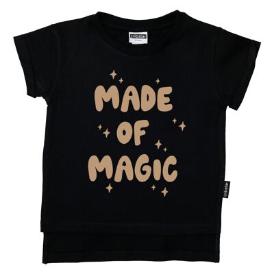 Camiseta Made of Magic - Negro - 6-12 meses