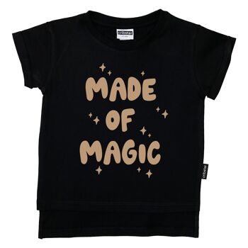 T-shirt Made of Magic - Noir - 2-3 ans