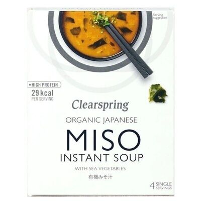 Soupe miso aux algues 40gr. ressort clair