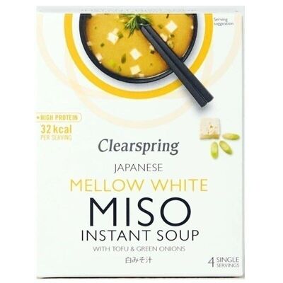 Miso soup and soft tofu 40gr. clearspring