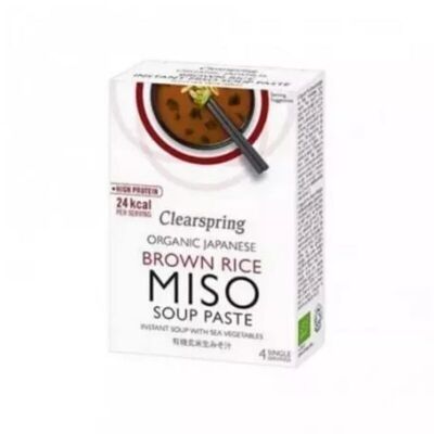 Sopa Miso Algas en Pasta 60gr. Clearspring