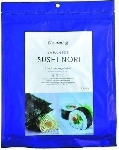 Alga nori especial sushi 17gr. Clearspring.