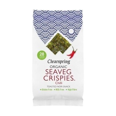 Toasted Nori Seaweed Snack with Bio Chili 5gr. clearspring
