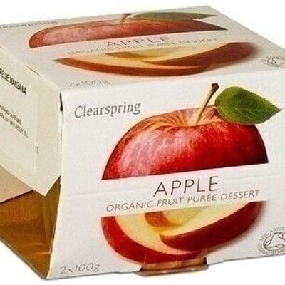 Apple puree 2x100gr. clearspring