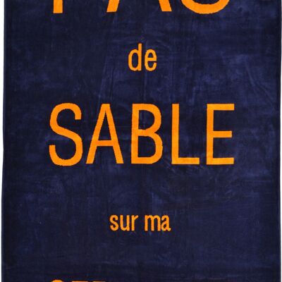 Pas de sable orange