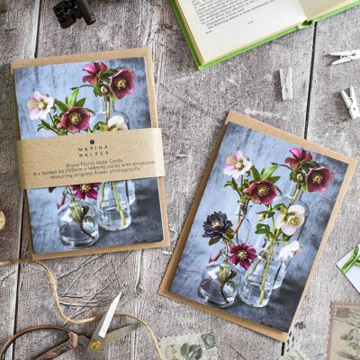 Floral Arrangement Card Pack of 8