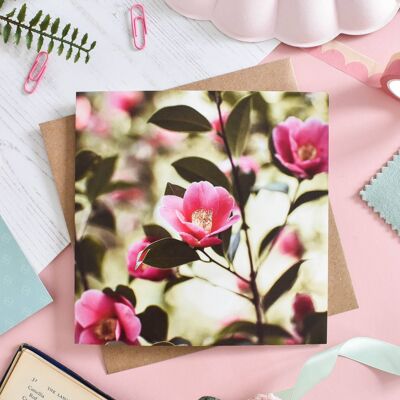 Floral Camellia Card