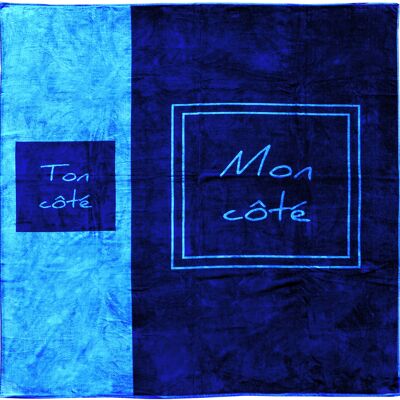 SERVIETTE DOUBLE TOI & MOI Bleue