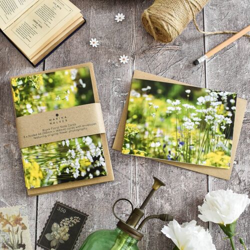 Floral Scene Card Pack of 8