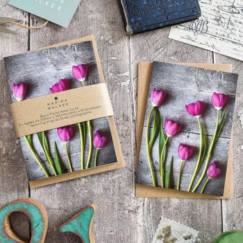 Carte de tulipes florales 3