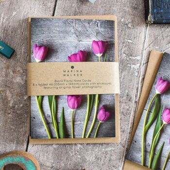Carte de tulipes florales 4