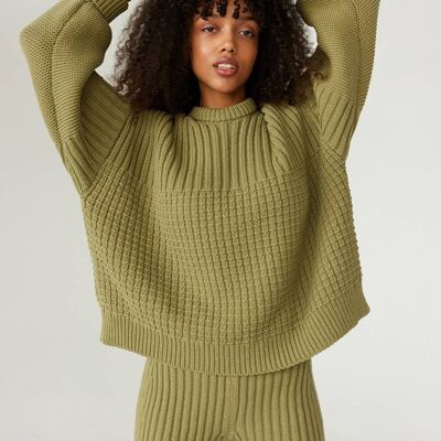 Delčia Sweater Olive