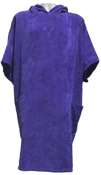 Poncho adulte violet