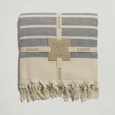 Double-sided towel - dark blue