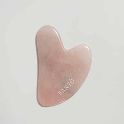 Piedra de masaje de aventurina - piedra de masaje de cuarzo rosa