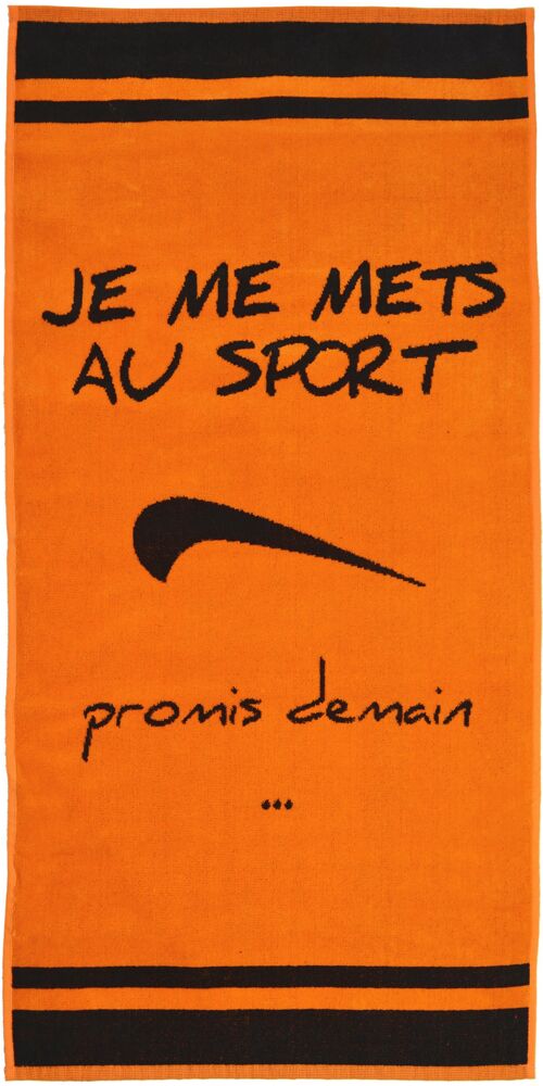 JE ME METS AU SPORT Orange