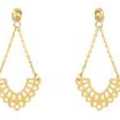 Boucles d'oreilles (20 mm de large, 14 mm de haut) Gaia