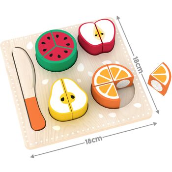 Jeux de nourriture en bois – jeu de puzzle de fruits et légumes 4