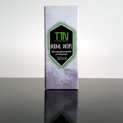 TTN Herbal Drops Nahrungsergänzung, 30ml Tropfflasche in Box