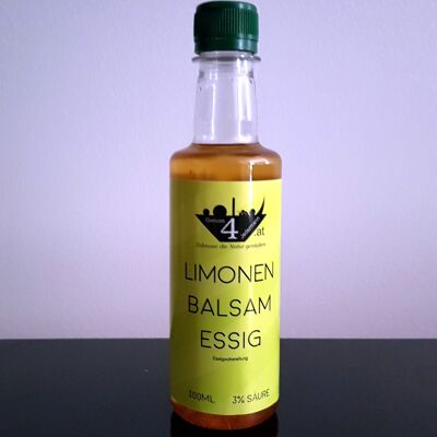 G4J Limonen Balsamessig 3%, 300ml PET-Flasche mit Ausgießer