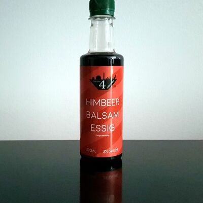 G4J Himbeer Balsamessig 3%, 300ml PET-Flasche mit Ausgießer