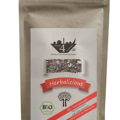 G4J Herbalicious BIO-Tee, 50g Zip-Beutel