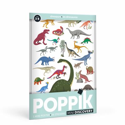 Stickerposter - Mini Discovery / Dinosaurier (3-8 J.)