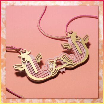 Collier koi réversible 3