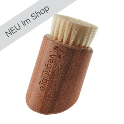 Cepillo exfoliante Vegan face brush, haya térmica - Cepillo facial Vegafibre®