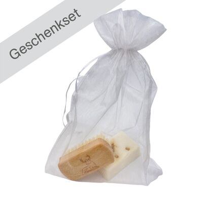 Set de regalo infantil - jabón infantil + cepillo de uñas infantil