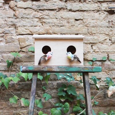 double bird house