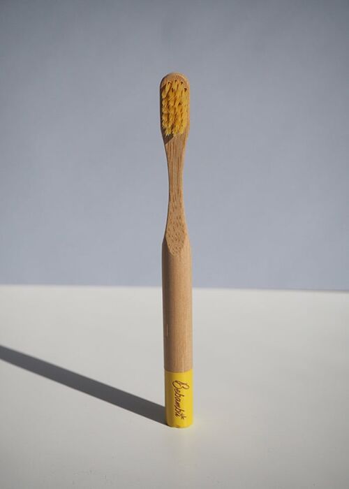 Cepillo de dientes bambú KIDS - amarillo