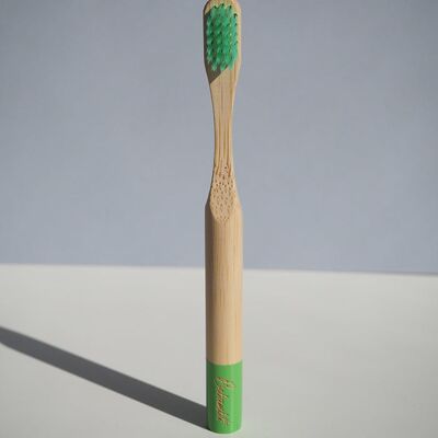 Brosse à dents en bambou KIDS - vert
