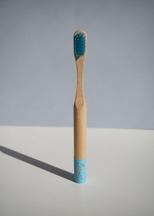 Cepillo de dientes bambú KIDS - azul