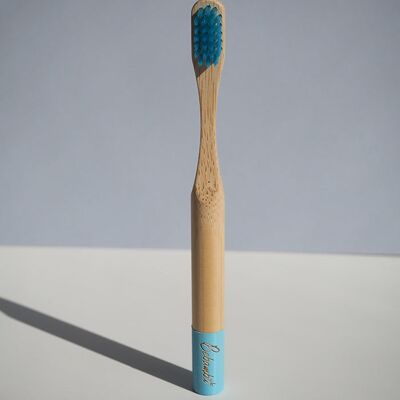 Brosse à dents en bambou KIDS - bleu