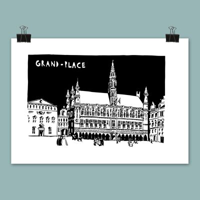 Póster Grand-Place