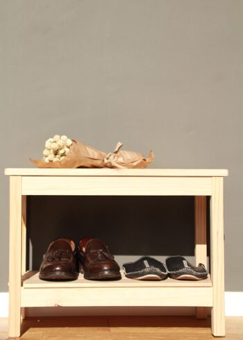 Étagère à chaussures en bois Mykonos 1