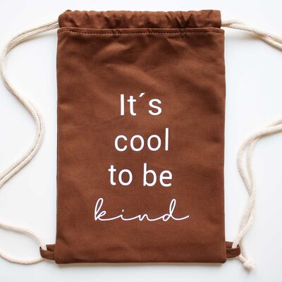 Kinder Turnbeutel "It's cool to be kind"