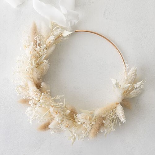 everlasting dried flower wreath LUNA