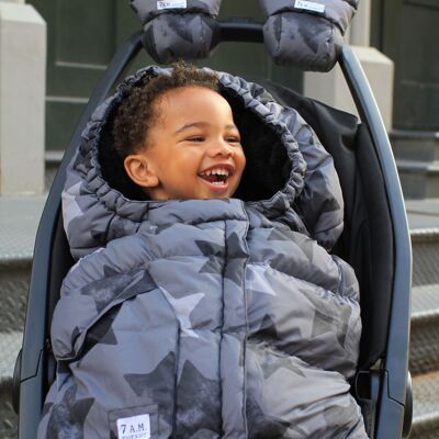 Decke 212 Evolution Evolution Fußsack: Verstellbar und vielseitig für Babys, Wärmeschutz und wasserabweisend – Ideal für Kinderwagen und Autositze – Stella