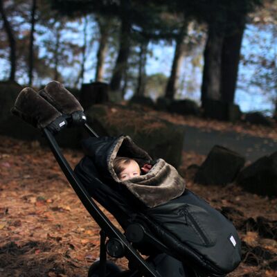 Waxed POD 7AM Footmuff: Resistant and Stylish for Baby (0-18M) - Size S/M, Ideal for different weather conditions