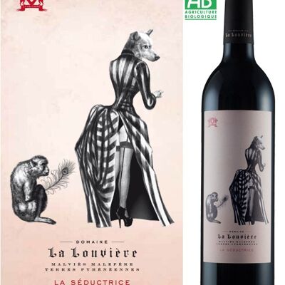 La seductora del vino tinto