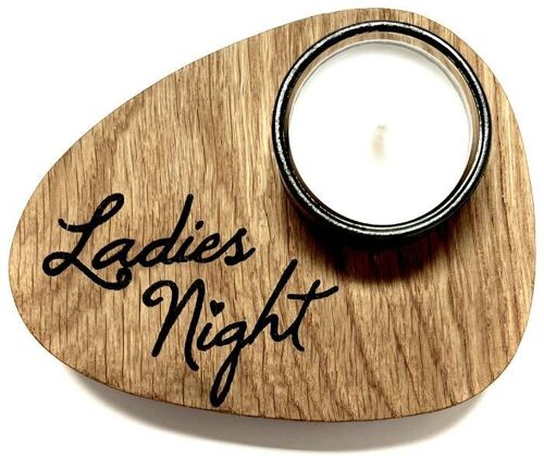 Teelicht Halterung aus EICHE "Ladies Night"