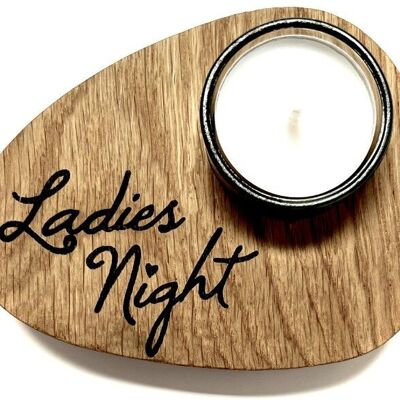 Tealight holder made of OAK "Ladies Night"