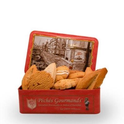 Biscuits Artisanaux Petite Boite Métallique Petit garçon 400g