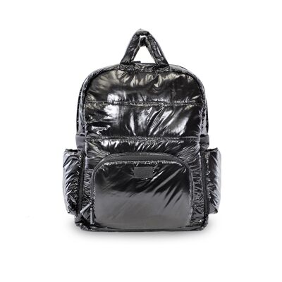 Changing Backpack BK718 by 7AM: Light and Versatile, Inspired by Brooklyn, the Heart of Diversity - Black Polar