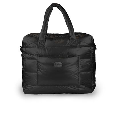 Plaza 7AM Changing Bag: Roomy and Light, Inspired by Spanish Plazas, Ideal for Organization and Travel - Black
