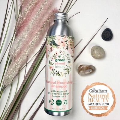 Plastic Free Natural Shampoo with
Argan Oil 250ml