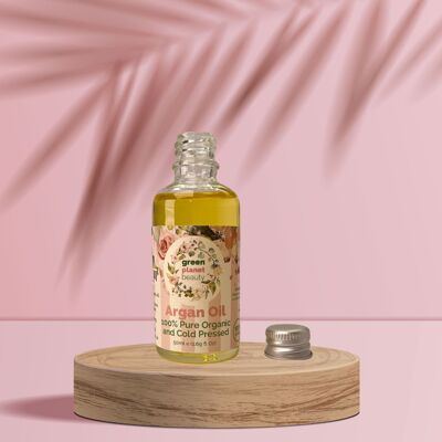 Feinstes reines, organisches, reines Argan
Öl 50ml