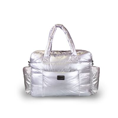 Bolso Cambiador SoHo Diaper Satchel 7AM: Versátil, Elegante y Ligero - Ideal para Ciudad y Viajes - Glacier